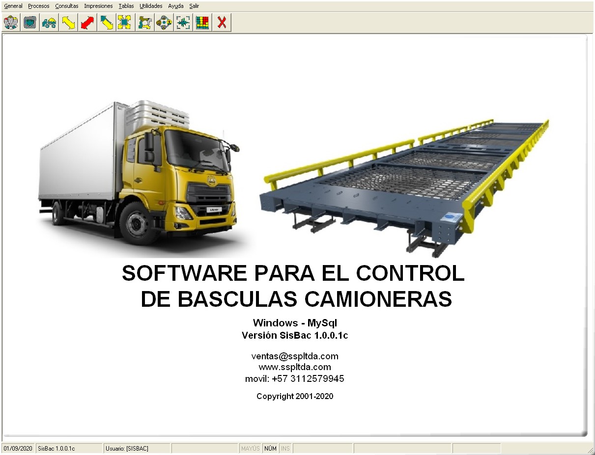 Sistema de Basculas Camioneras - SISBAC