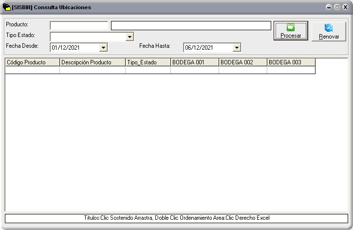 Consulta Ubicaciones