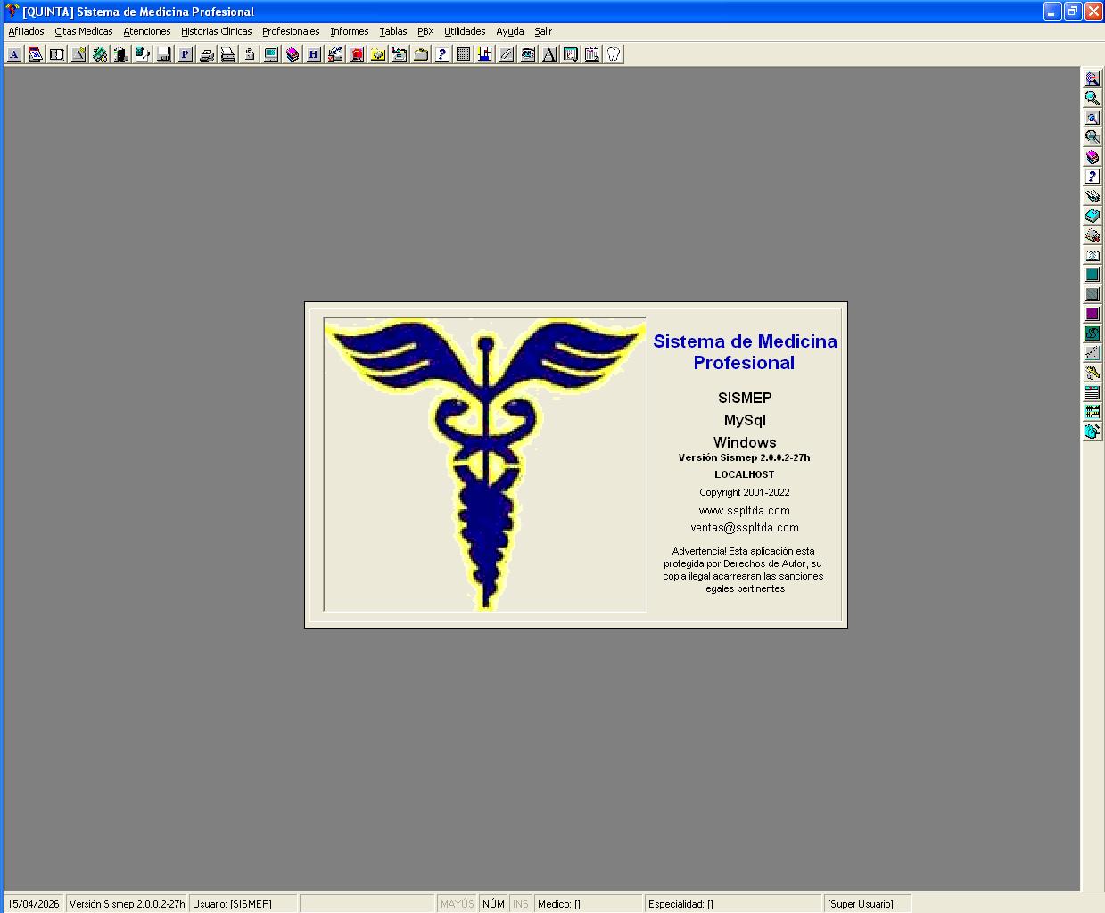 Sistema de Medicina IPS/Consultorios - SISMEP